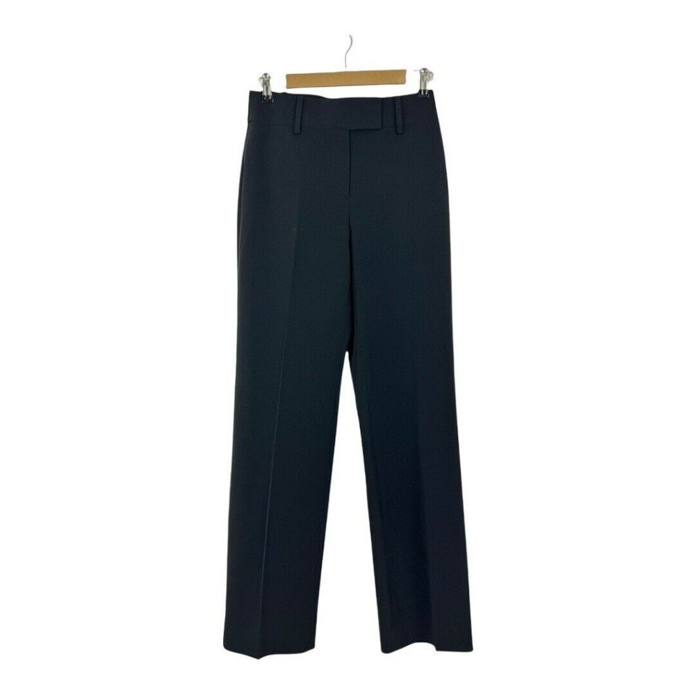 Carlisle Womens Size 6 Black Straight Leg Career Dress Pants